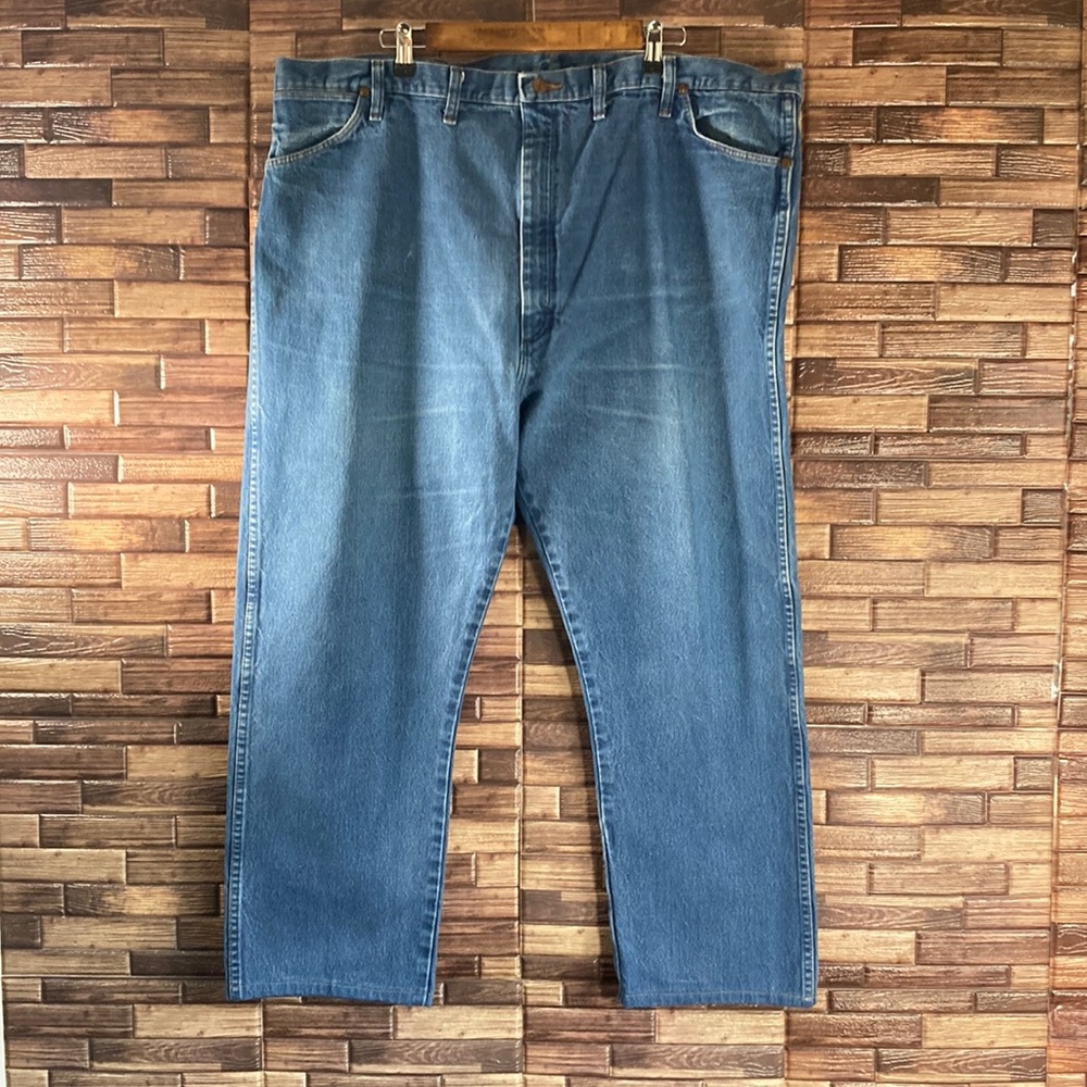 Mens Wrangler Cowboy Cut Size 46x28 Blue Jeans

A5